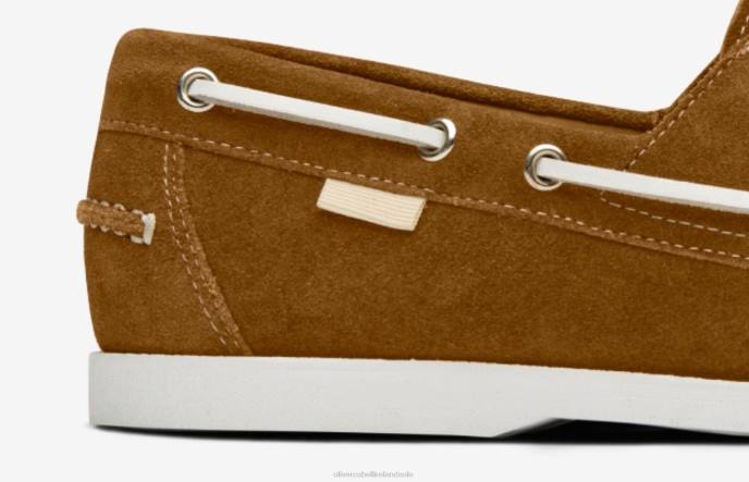 Oliver Cabell Boat Men PJDR189 Footwear Chestnut