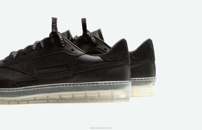 Oliver Cabell Flat Shoes 481 Men PJDR74 Footwear Black Ghost