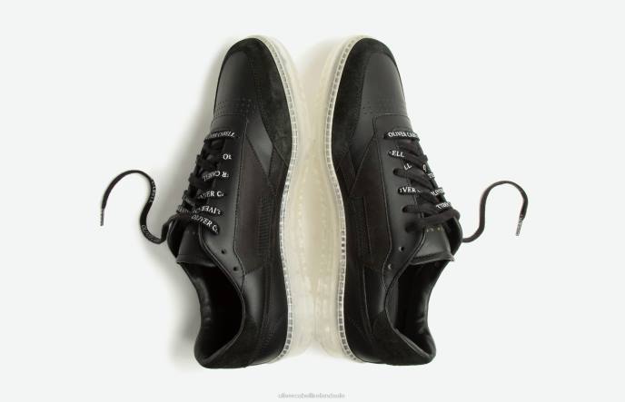 Oliver Cabell Flat Shoes 481 Men PJDR74 Footwear Black Ghost