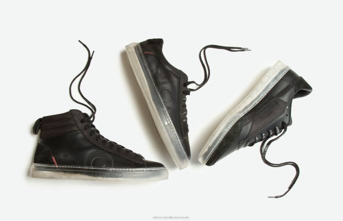 Oliver Cabell Flat Shoes 481 Men PJDR74 Footwear Black Ghost