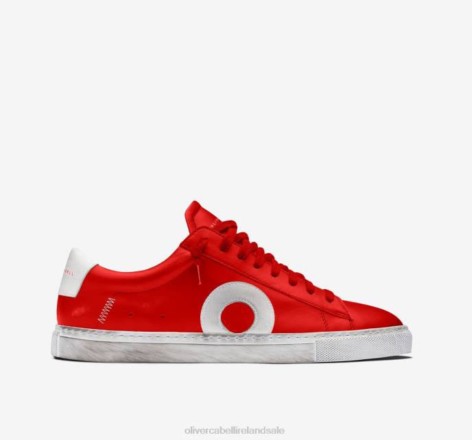 Oliver Cabell Low 1 4 Men PJDR57 Footwear Crimson