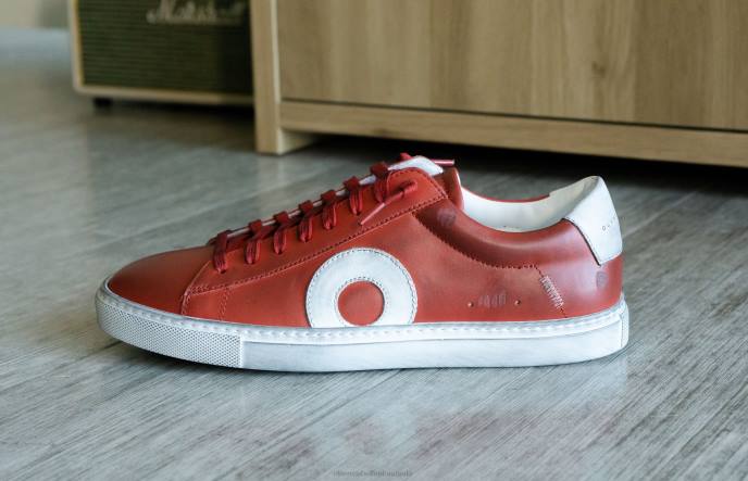 Oliver Cabell Low 1 4 Men PJDR57 Footwear Crimson