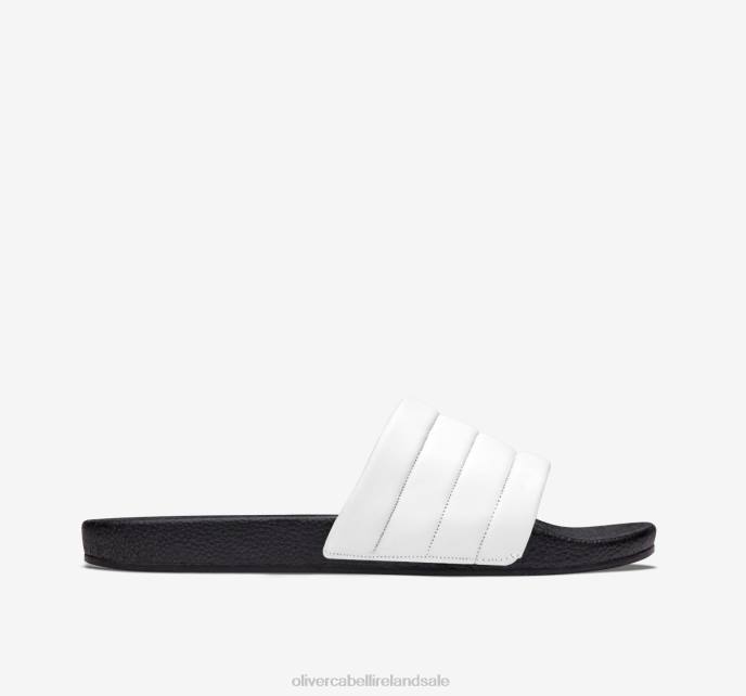 Oliver Cabell Vegan Slides Men PJDR168 Footwear White