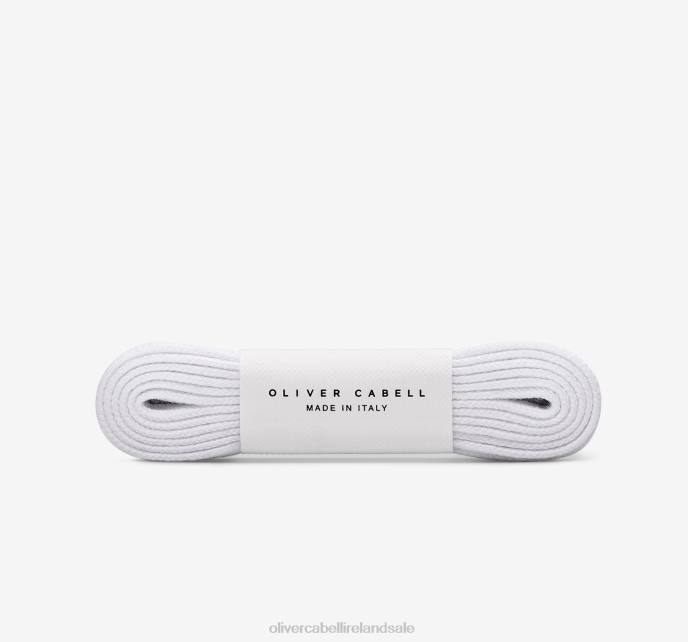 Oliver Cabell Cotton Laces Unisex PJDR276 Accessories White
