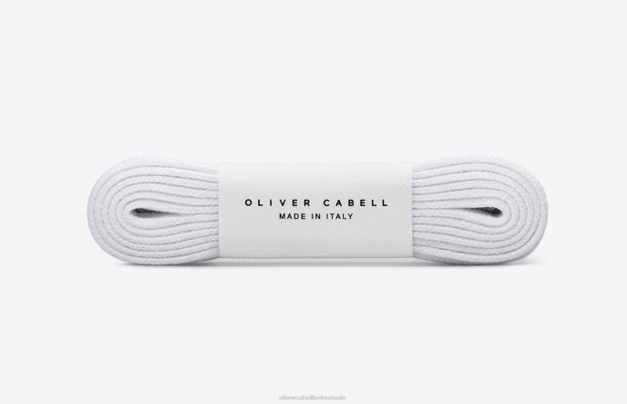Oliver Cabell Cotton Laces Unisex PJDR276 Accessories White