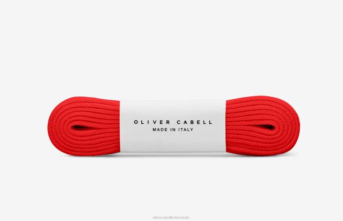 Oliver Cabell Cotton Laces Unisex PJDR284 Accessories Red