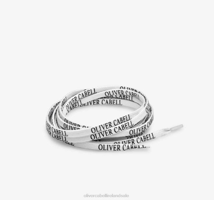 Oliver Cabell Logo Laces Unisex PJDR282 Accessories White