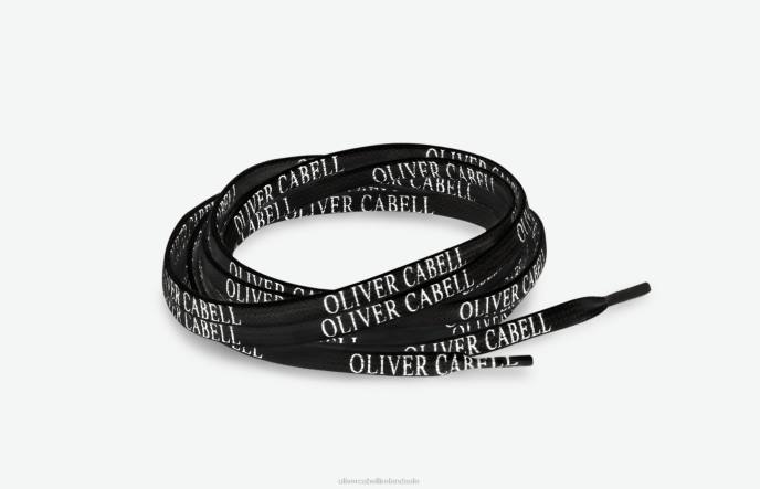 Oliver Cabell Logo Laces Unisex PJDR283 Accessories Black