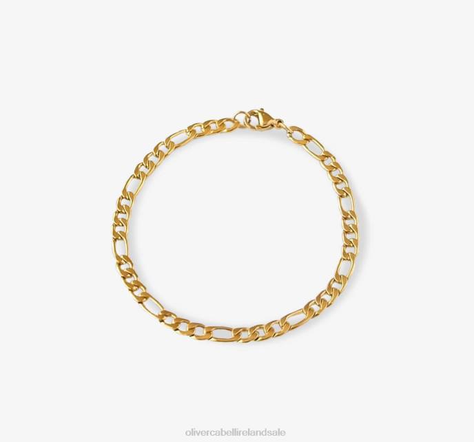 Oliver Cabell Figaro Chain Bracelet Women PJDR446 Accessories Gold