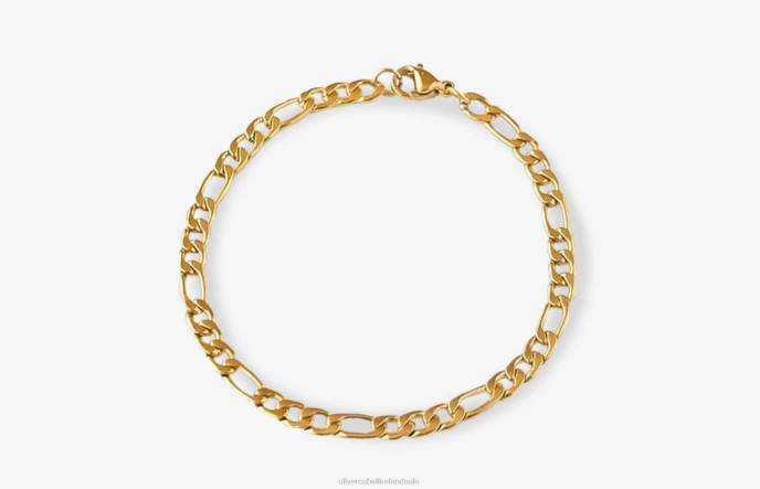 Oliver Cabell Figaro Chain Bracelet Women PJDR446 Accessories Gold