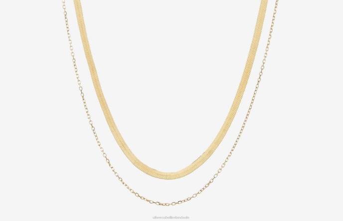 Oliver Cabell Herringbone + Chain Set Women PJDR429 Accessories Gold