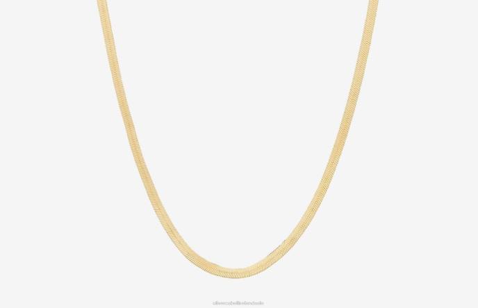 Oliver Cabell Herringbone Chain Women PJDR427 Accessories Gold