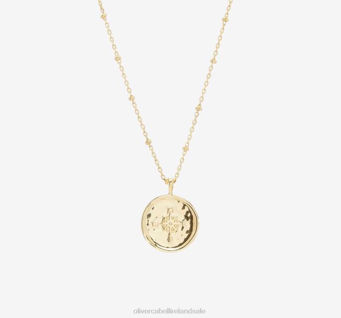 Oliver Cabell Compass Necklace Women PJDR441 Accessories Gold