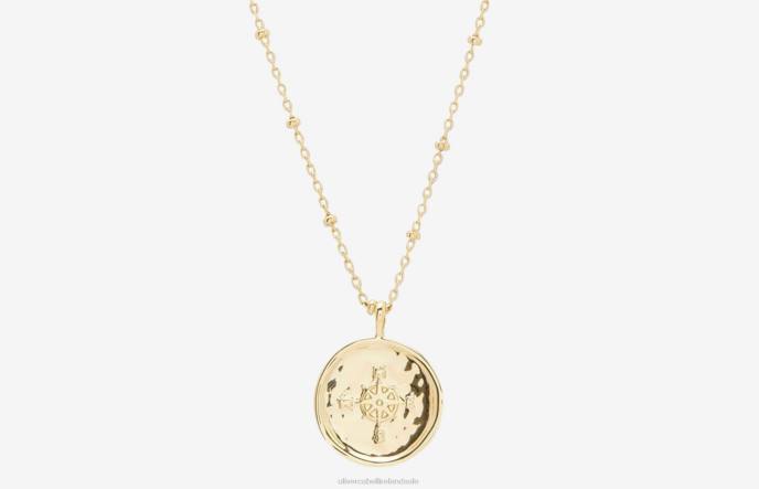 Oliver Cabell Compass Necklace Women PJDR441 Accessories Gold