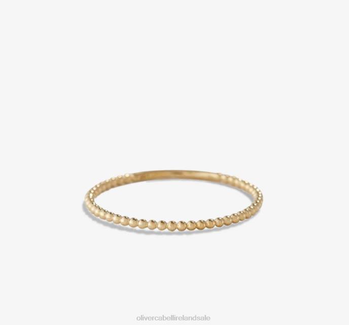 Oliver Cabell Bead Ring Women PJDR436 Accessories Gold