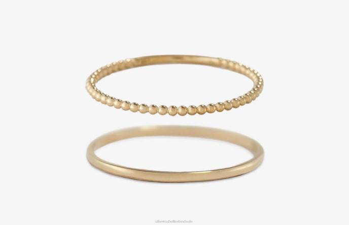 Oliver Cabell Stacker Set Women PJDR439 Accessories Gold