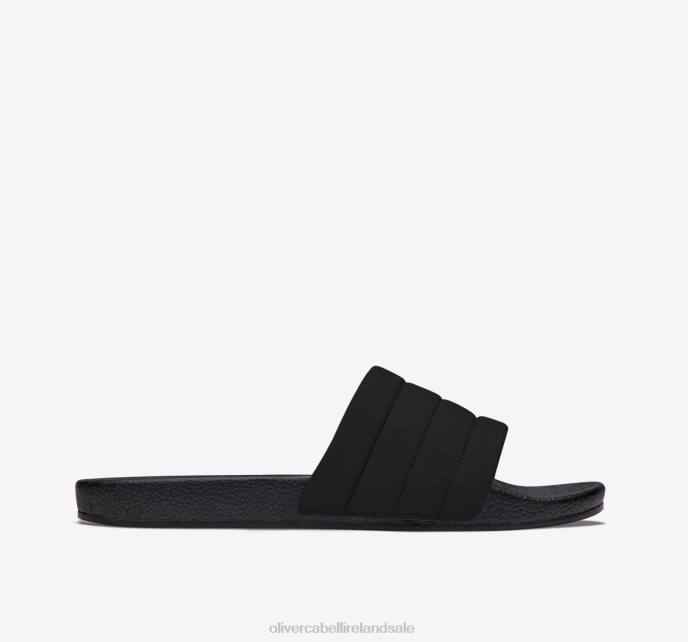Oliver Cabell Vegan Slides Women PJDR383 Footwear Black
