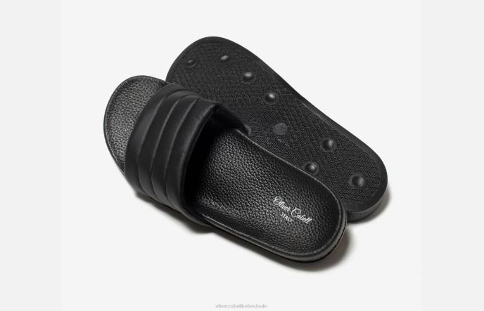 Oliver Cabell Vegan Slides Women PJDR383 Footwear Black