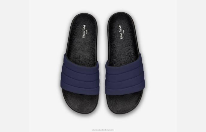 Oliver Cabell Vegan Slides Women PJDR384 Footwear Navy